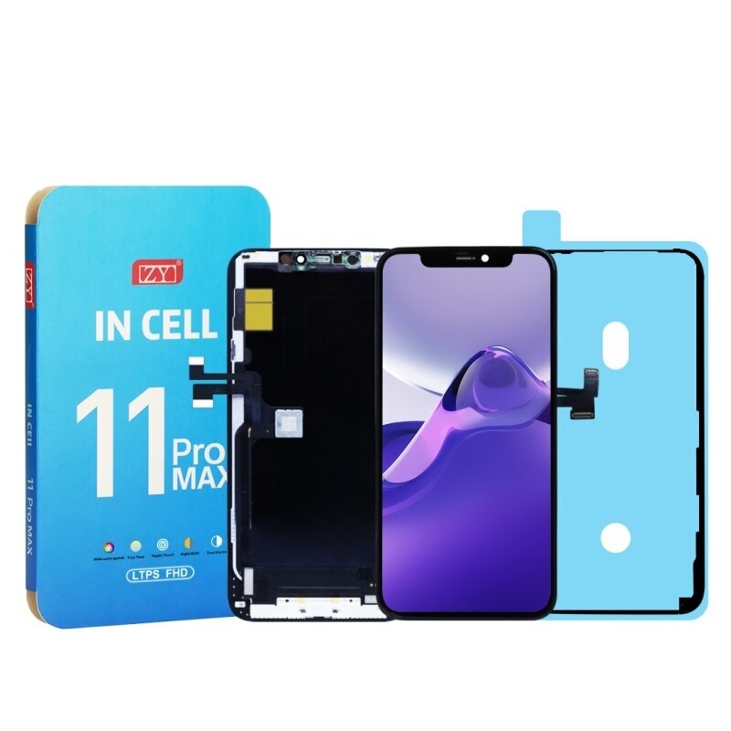 Ekraan Apple iPhone 11 Pro Max puutetundliku klaasiga ZY INCELL LTPS Premium (Removable IC)