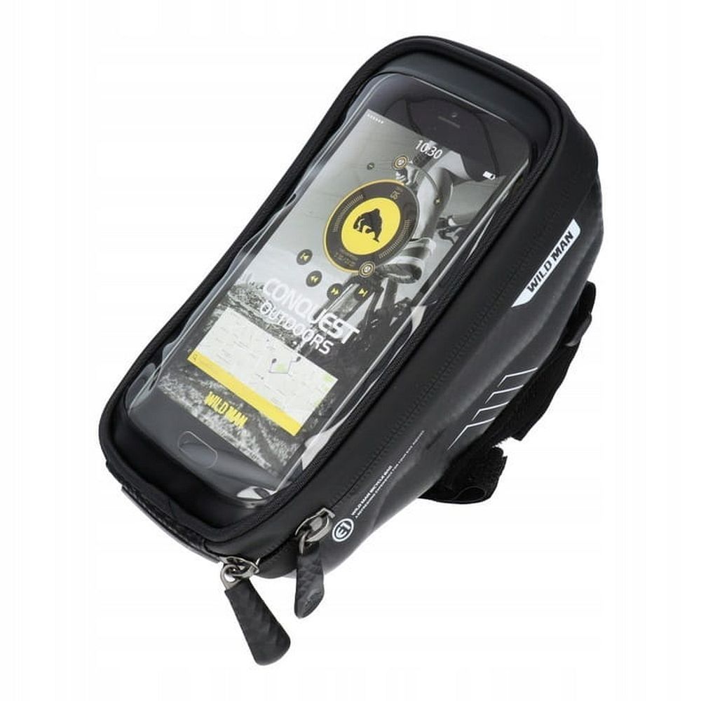 WILDMAN reisikott jalgratta juhtrauale lukuga, 1L (4 "- 7"), E1, must