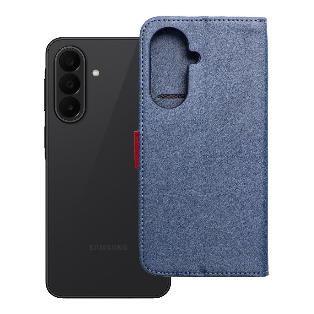 Klappümbris Samsung A27 Split Book, tumesinine ja punane