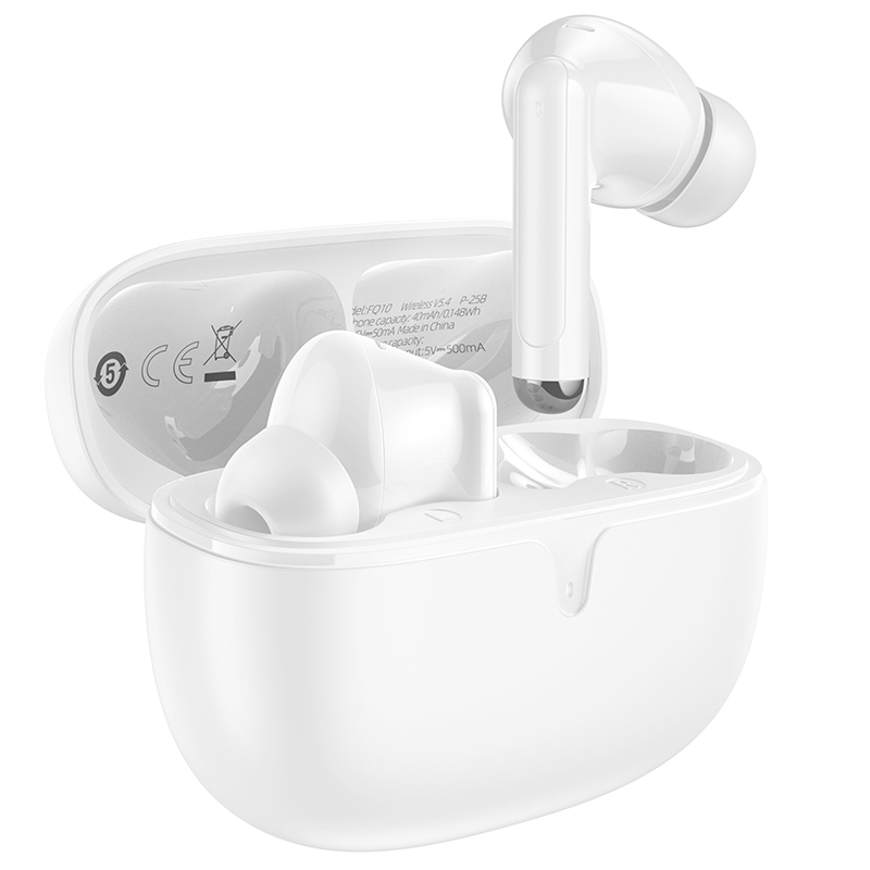 Borofone TWS Bluetooth Kõrvaklapid FQ10 Joyful valge