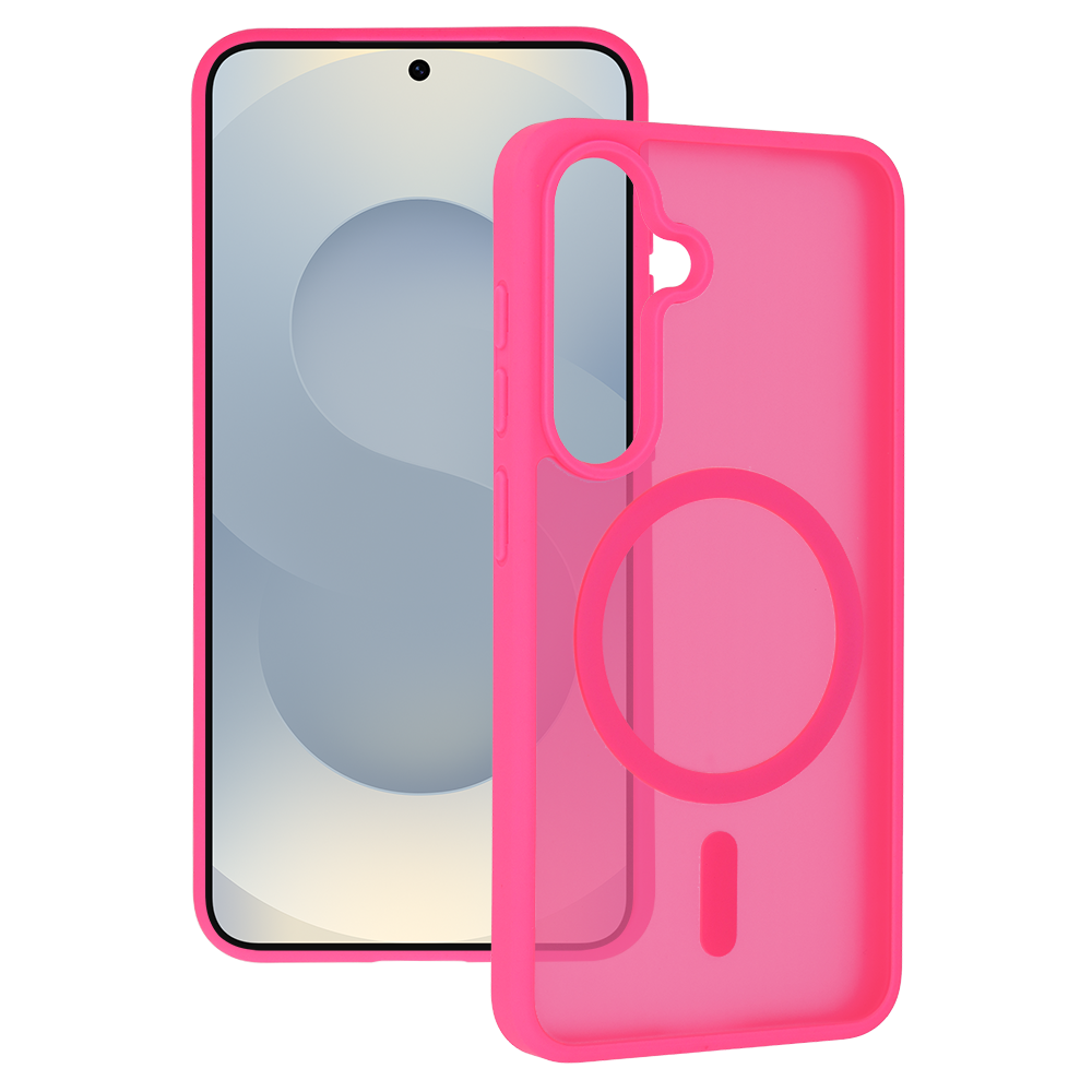 Tel Protect Aura Matte Magsafe ümbris Samsung Galaxy S25/S24, erkroosa