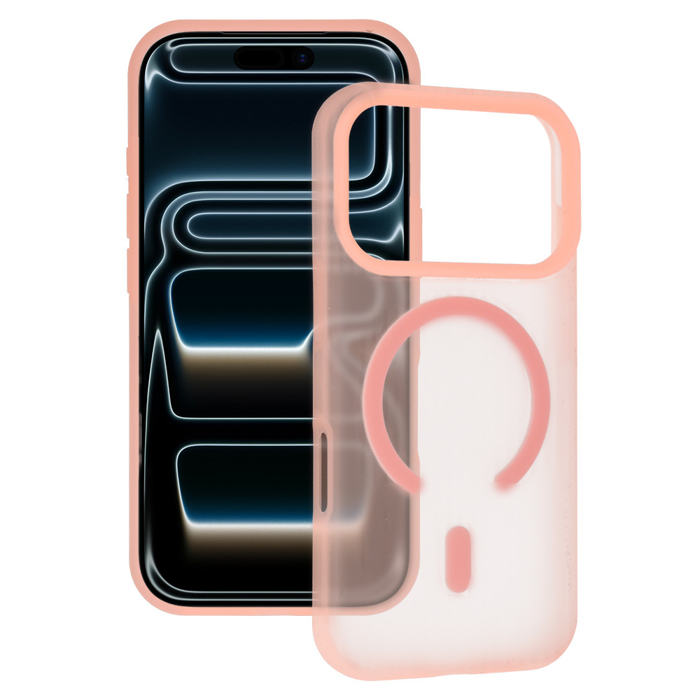 Tel Protect Mist Matte Magsafe чехол Iphone 16 розово-оранжевый