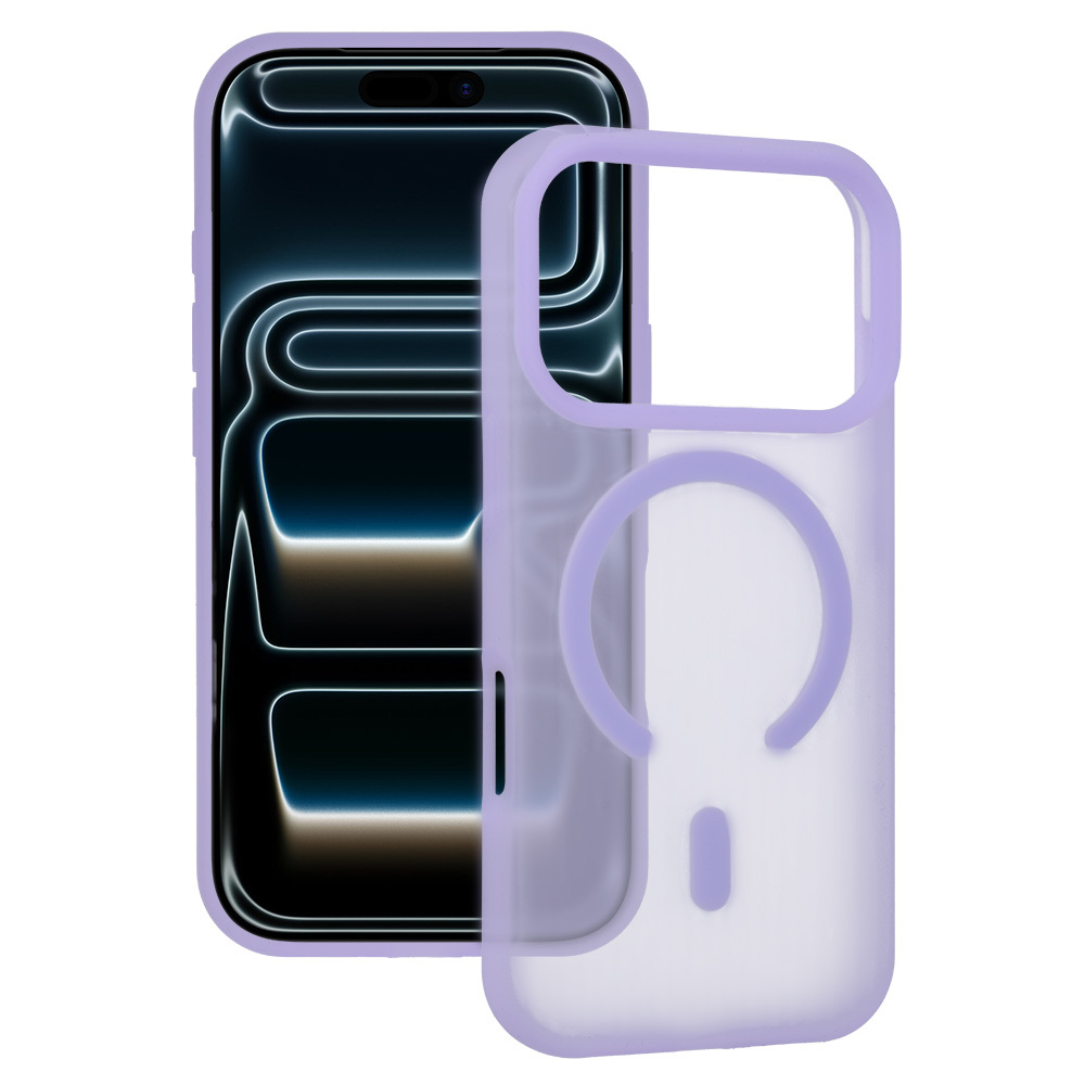 Tel Protect Mist Matte Magsafe чехол Iphone 17 Pro Max бледно-фиолетовый