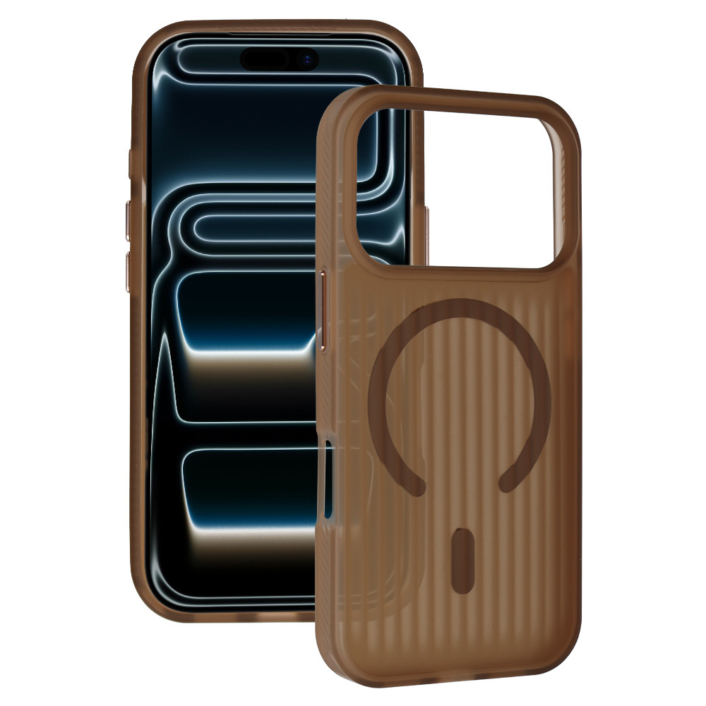 Tel Protect Twist Magsafe чехол для Iphone 17 Pro Max кофейно-коричневый