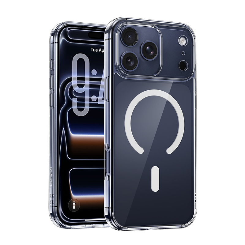 Borofone чехол BI5 Ice Shield Magnetic Iphone 17 Pro Max прозрачный
