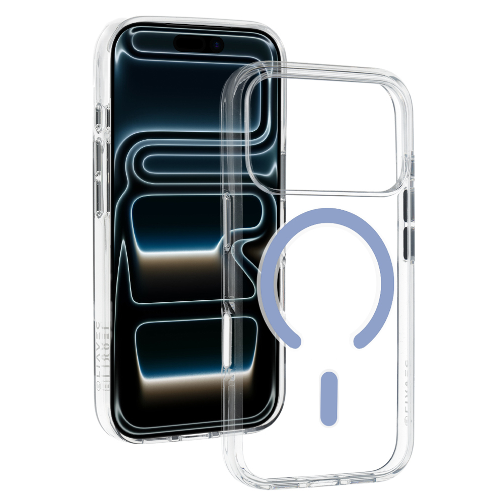 Liavec Pure чехол для Iphone 17 Pro Max/18 Pro Max, светло-голубой (кнопка управления камерой)