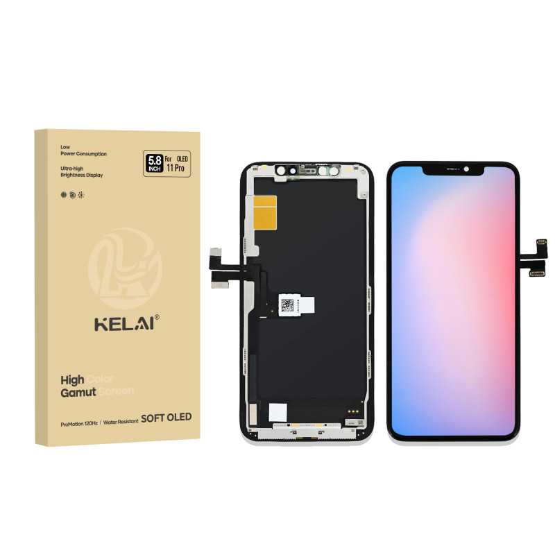 Apple iPhone 11 Pro Max ekraan puutetundliku klaasiga KELAI OLED (eemaldatav IC)