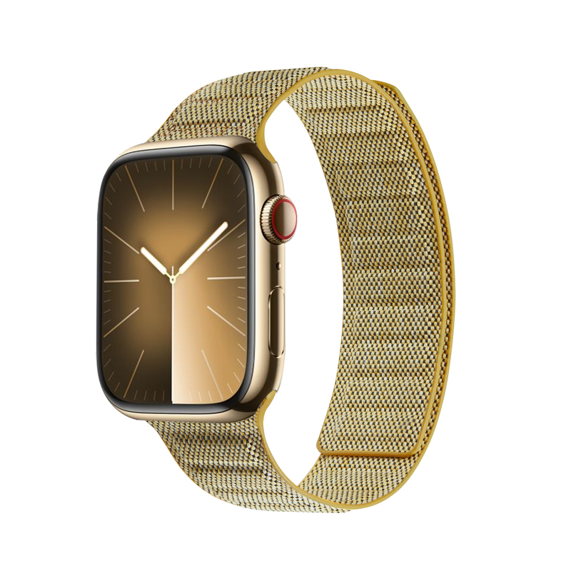 Crong Melange magnetrihm Apple Watch 38 / 40 / 41 / 42 mm kellale, kollane melanž
