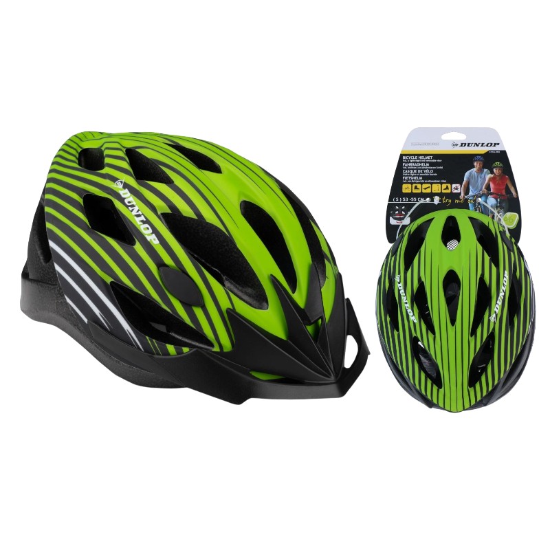 Dunlop reguleeritav MTB-rattakiiver, suurus M, 55–58 cm, roheline ja must