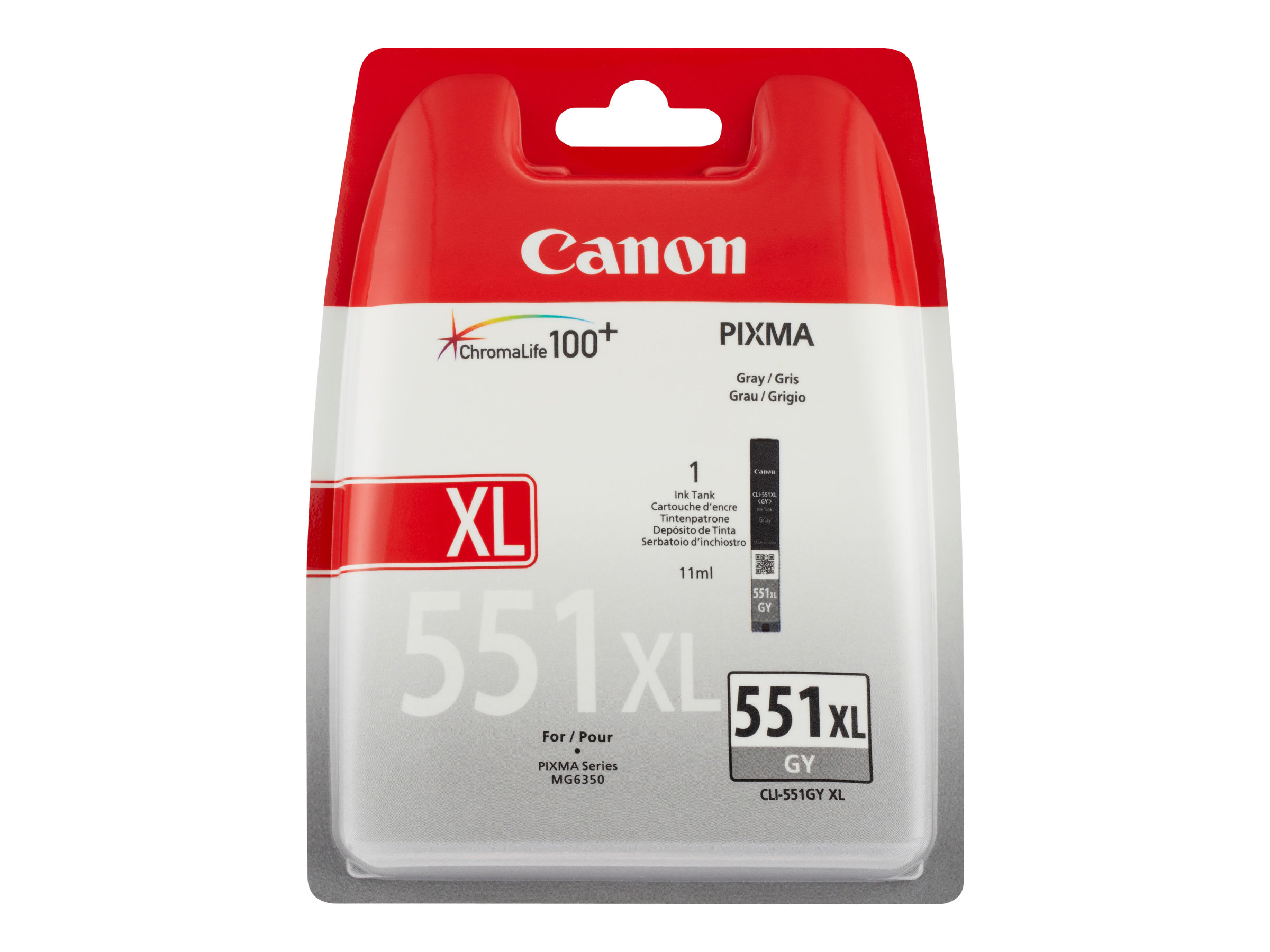 Canon CLI-551XL GY tindikassett, hall