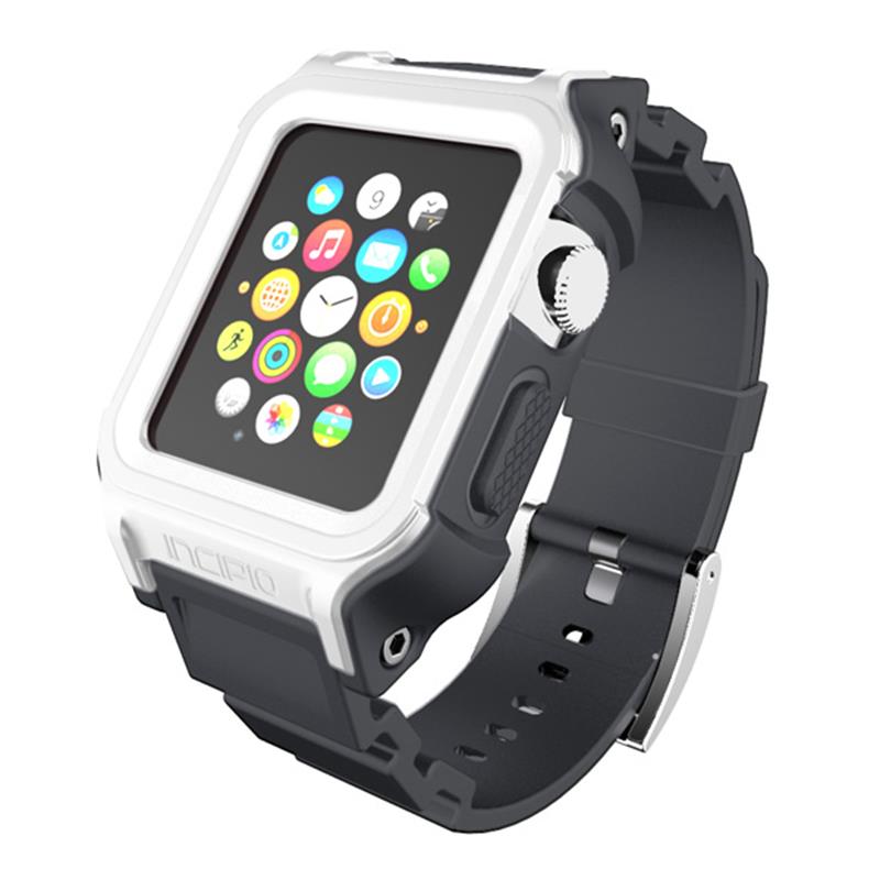 Incipio Octane tugevdatud rihm 38 / 40 / 41 mm Apple Watchile, valge ja hall