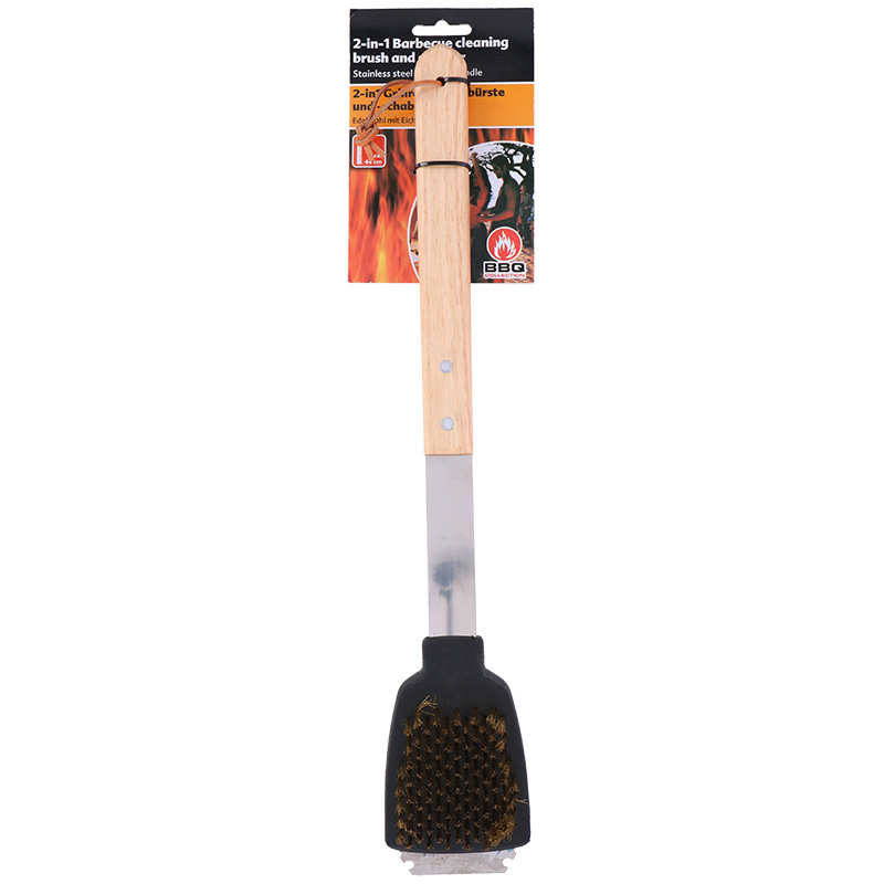 BBQ grillipuhastushari kaabitsaga, 44 cm