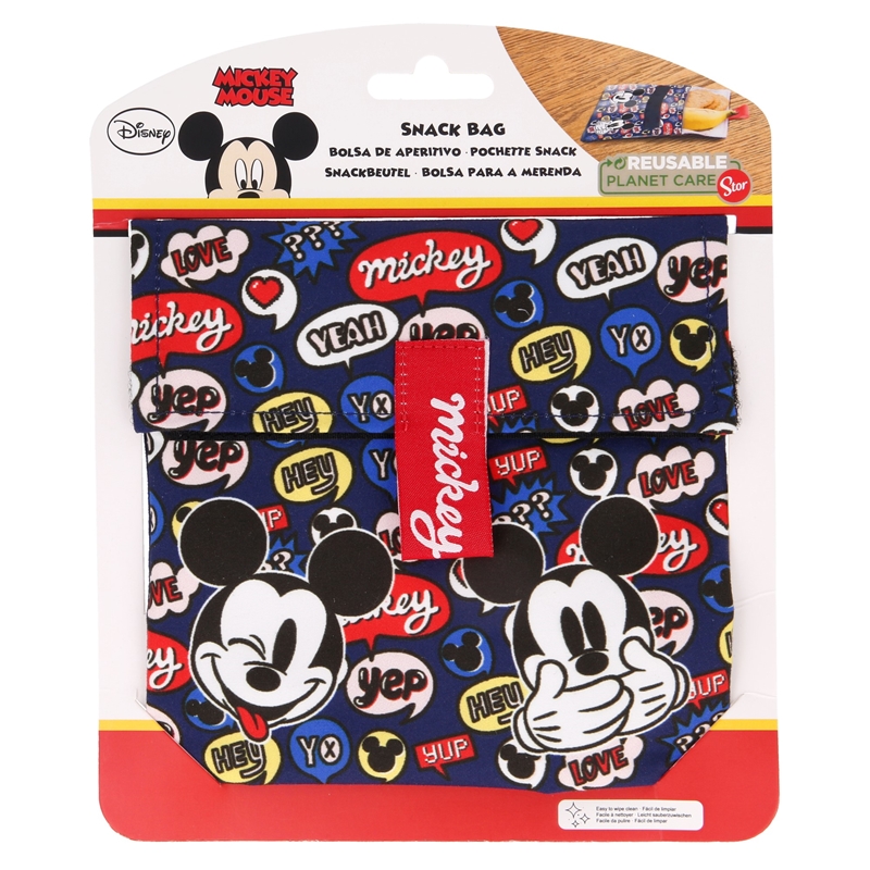 Mickey Mouse korduskasutatav suupistekott