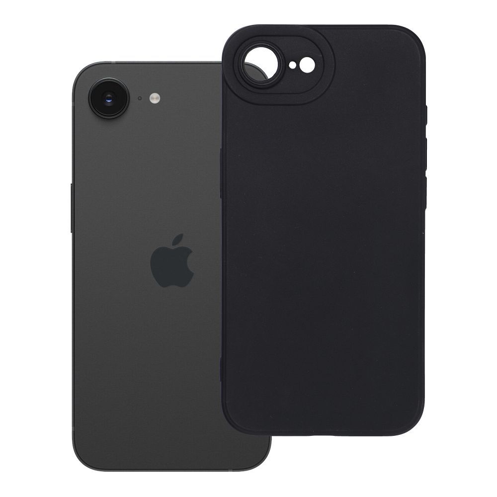 Matt 2.0 ümbris mudelile iPhone 16e (SE 4, 2025) / 17e – must