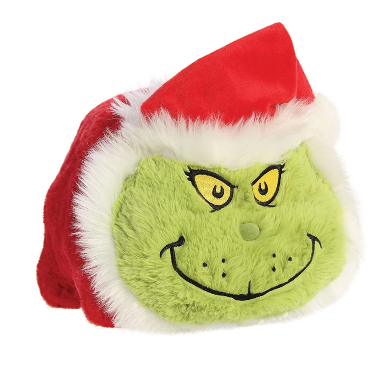 Grinch Spudsters jõuluvana kostüümis plüüslelu/padi, 25 cm