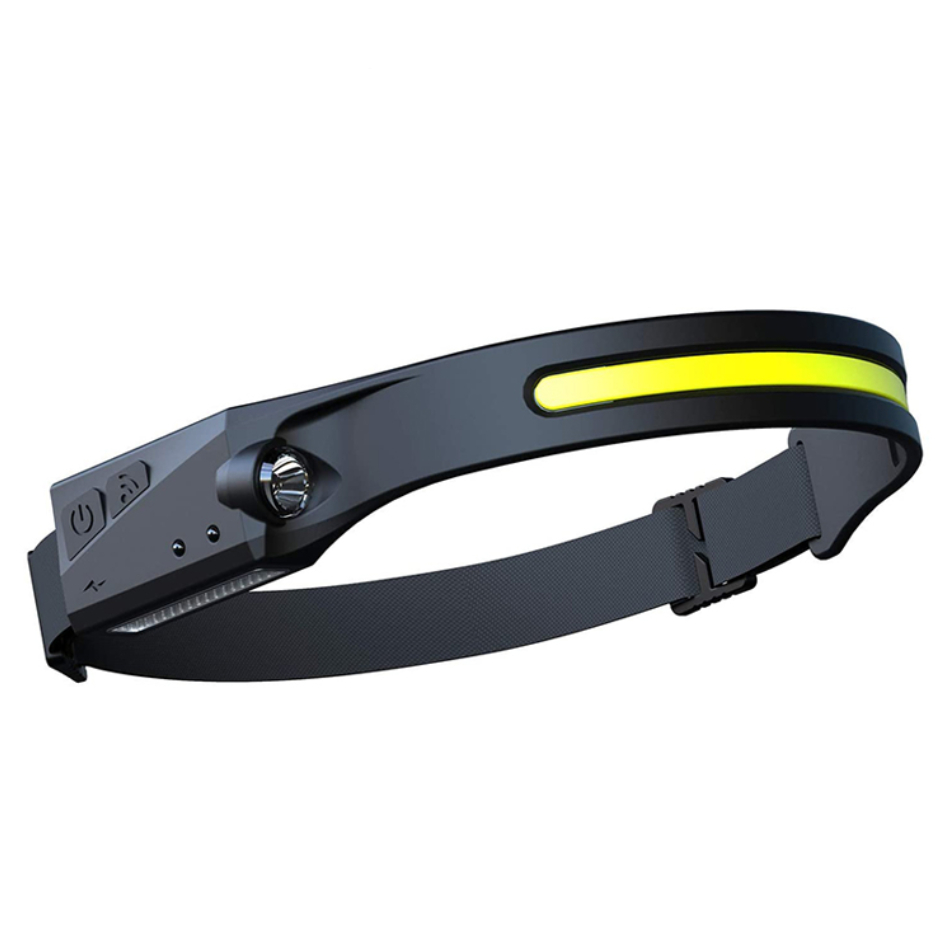 USB-C kaudu laetav LED-pealamp liikumisanduriga, IPX4, 1200 mAh – must