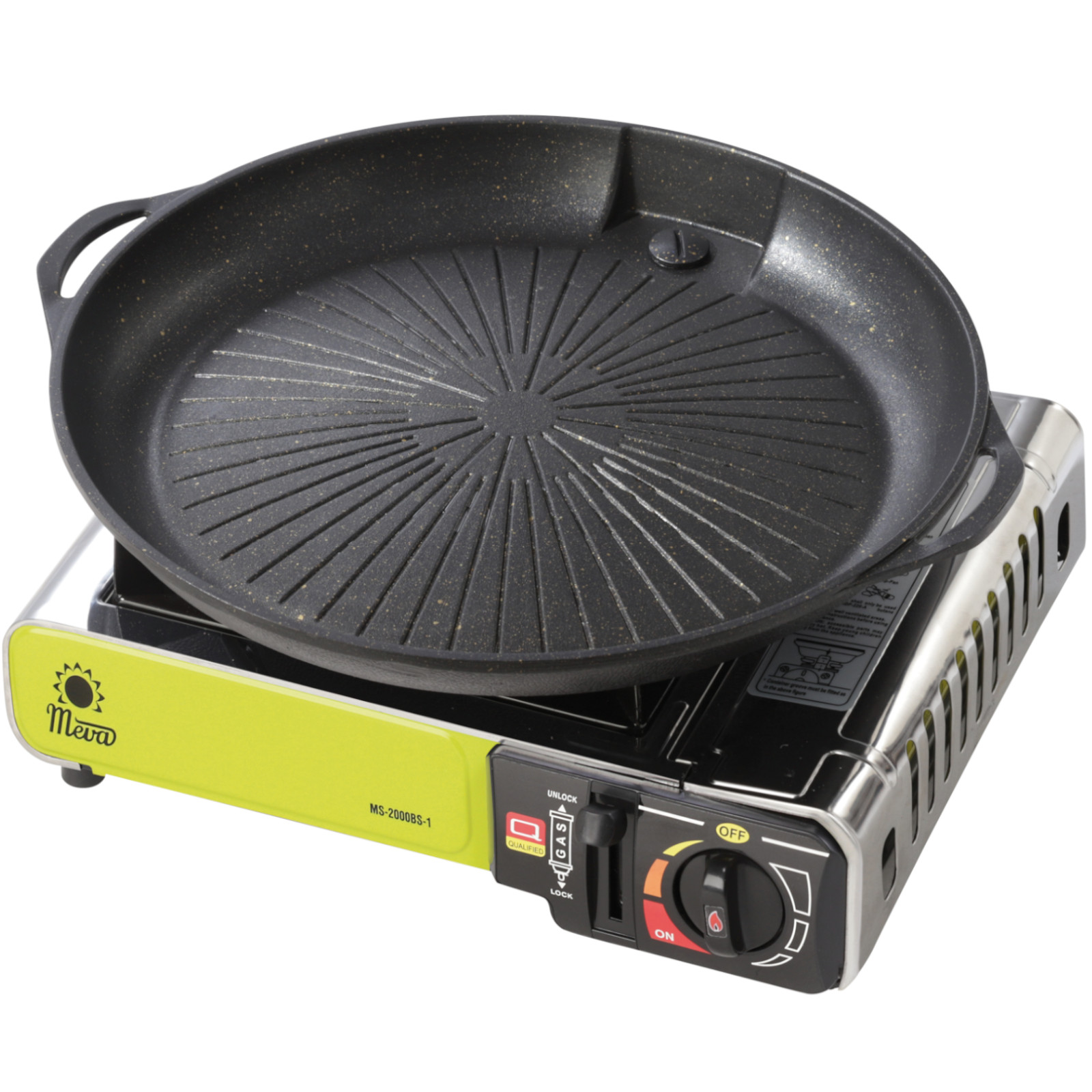 Grillrest ja -pann gaasimatkapliidile ning grillile