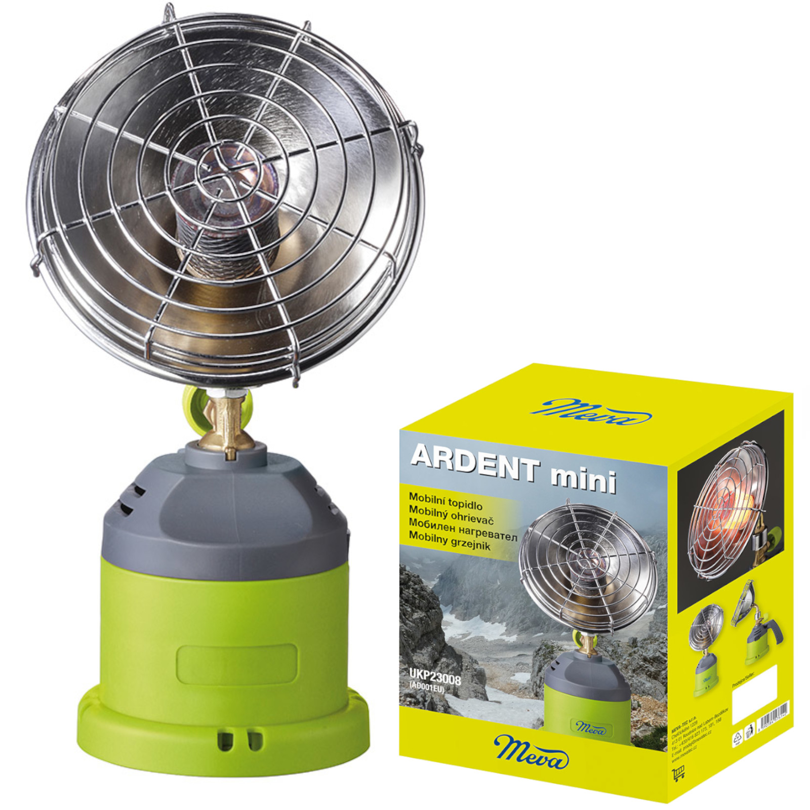 Meva ARDENT MINI kiirgusgaasisoojendi gaasiballoonidele, 1 kW