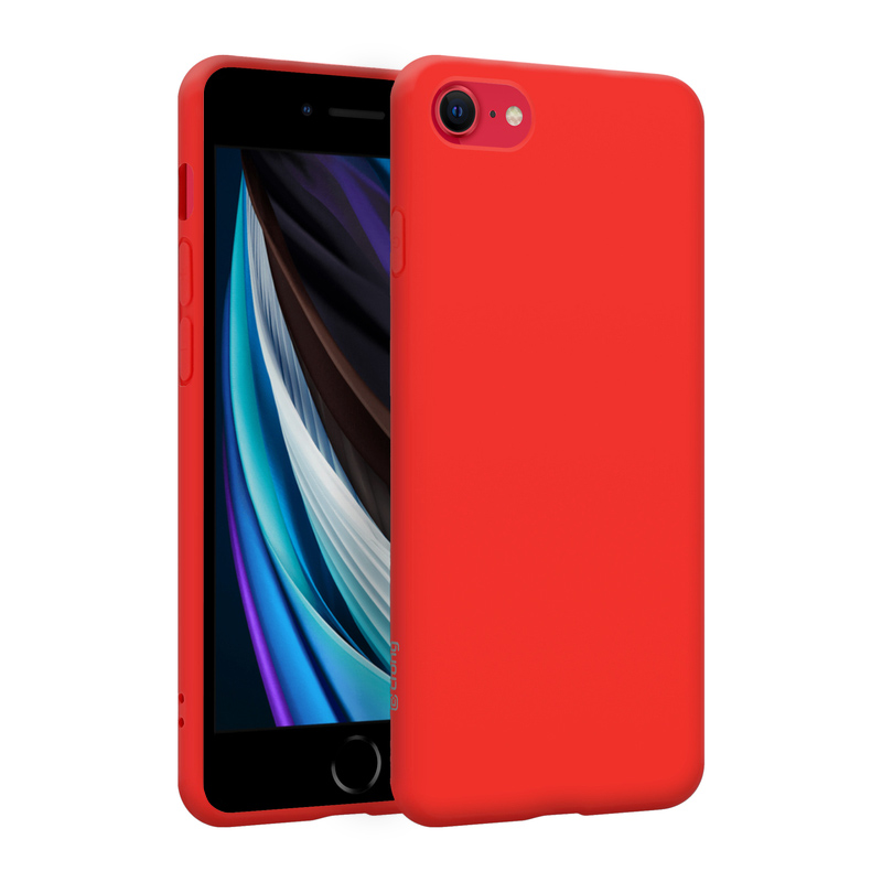 Crong Color Cover ümbris seadmele iPhone SE (2020 / 2022) / 8 / 7, punane