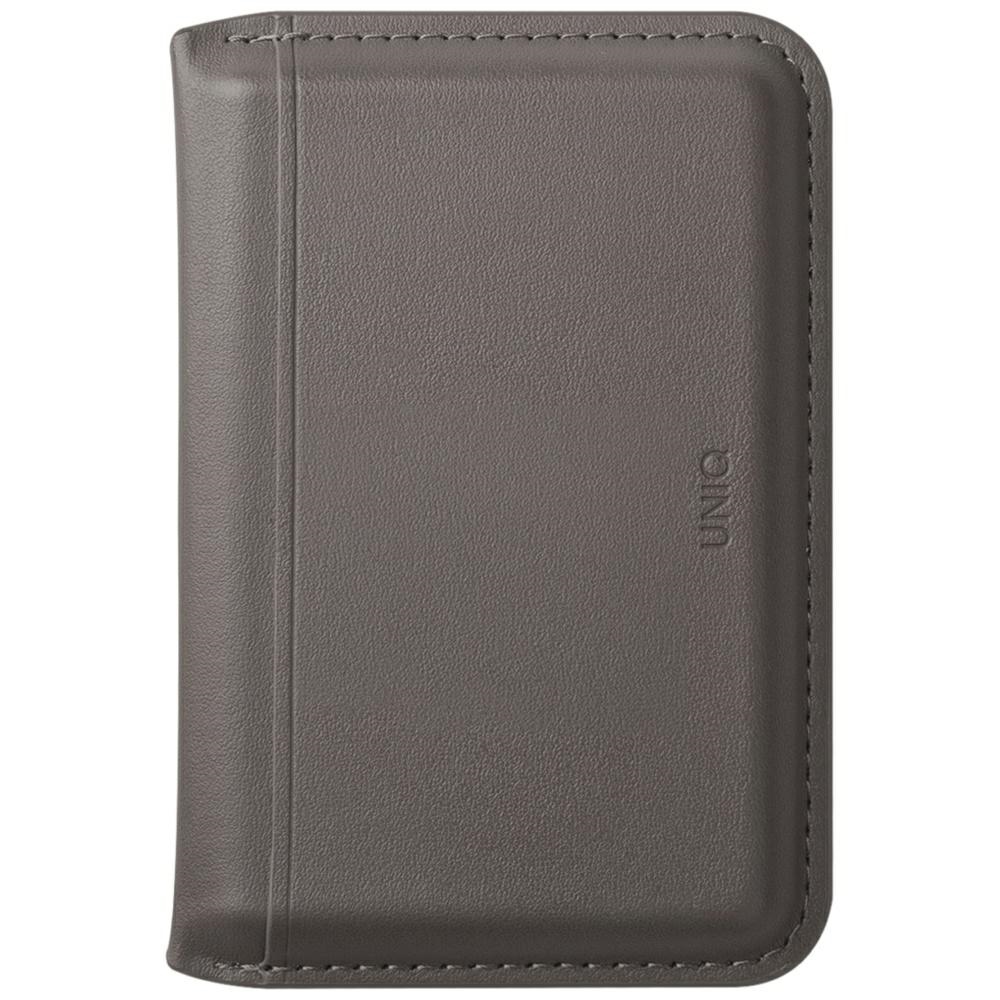 Uniq Lyden DS RFID-kaitsega MagSafe magnetiline telefoni kaarditasku koos toega – hall