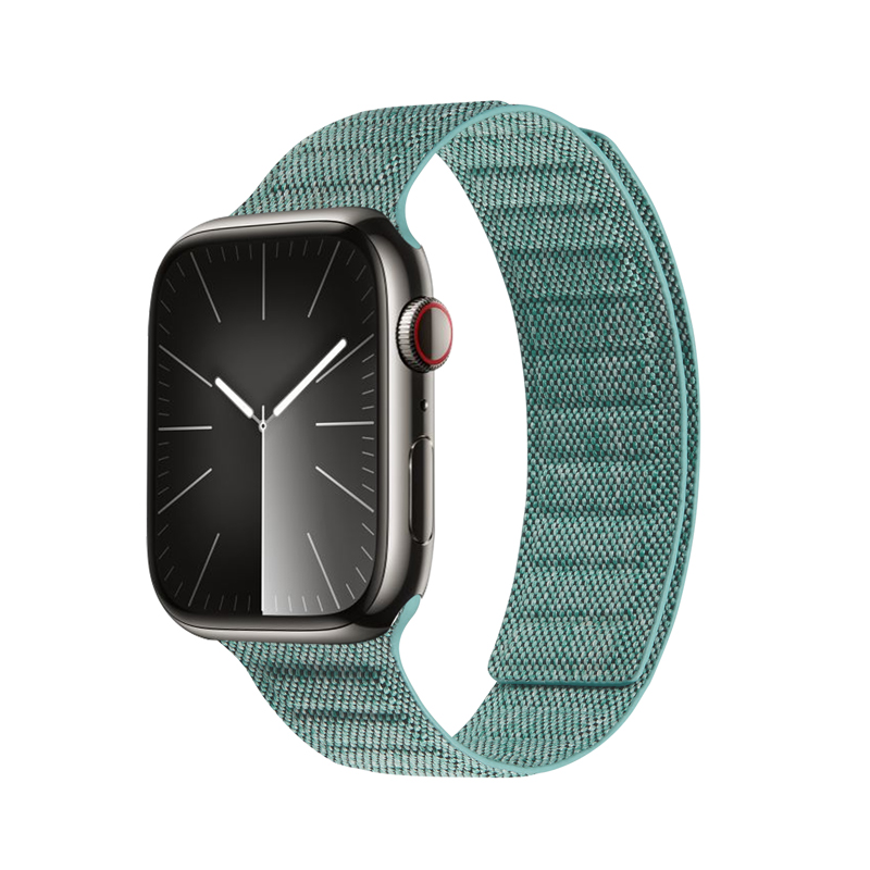 Crong Melange magnetrihm Apple Watch 44 / 45 / 46 / 49 mm kellale, türkiissinine melanž