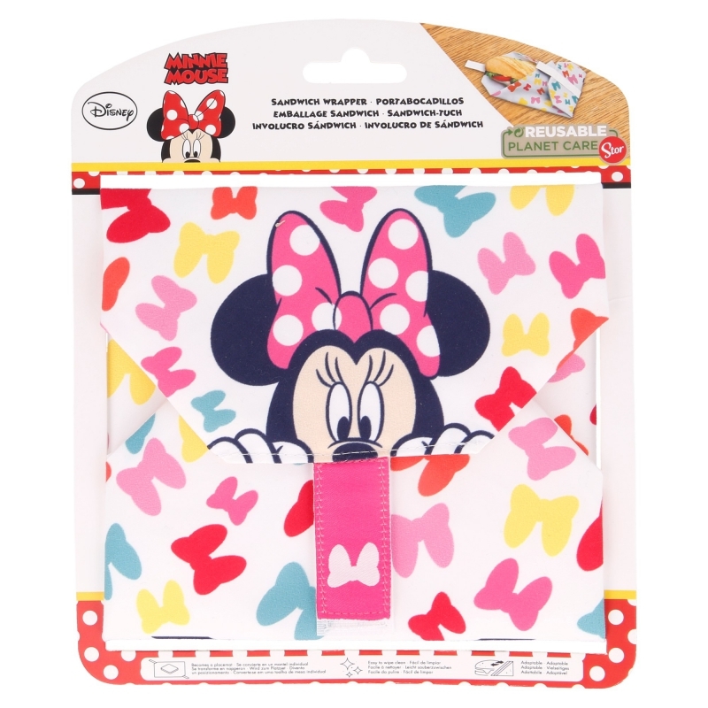 Minnie Mouse korduskasutatav võileivaümbris