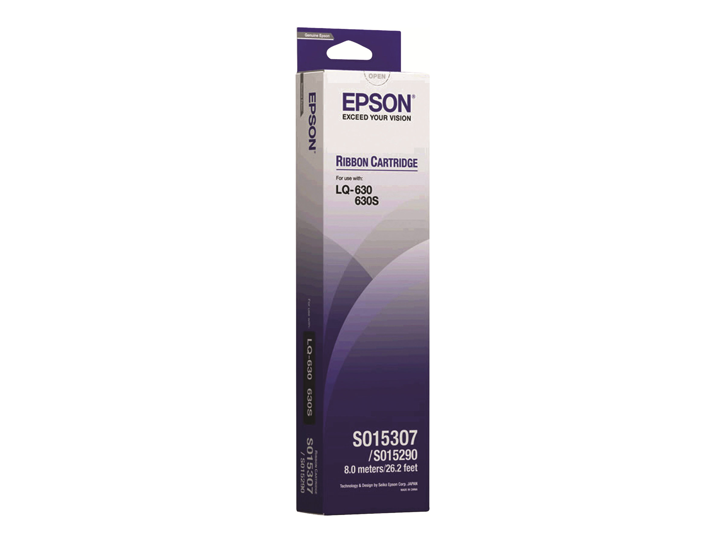Epson must värvilindikassett, mudelitele LQ-630
