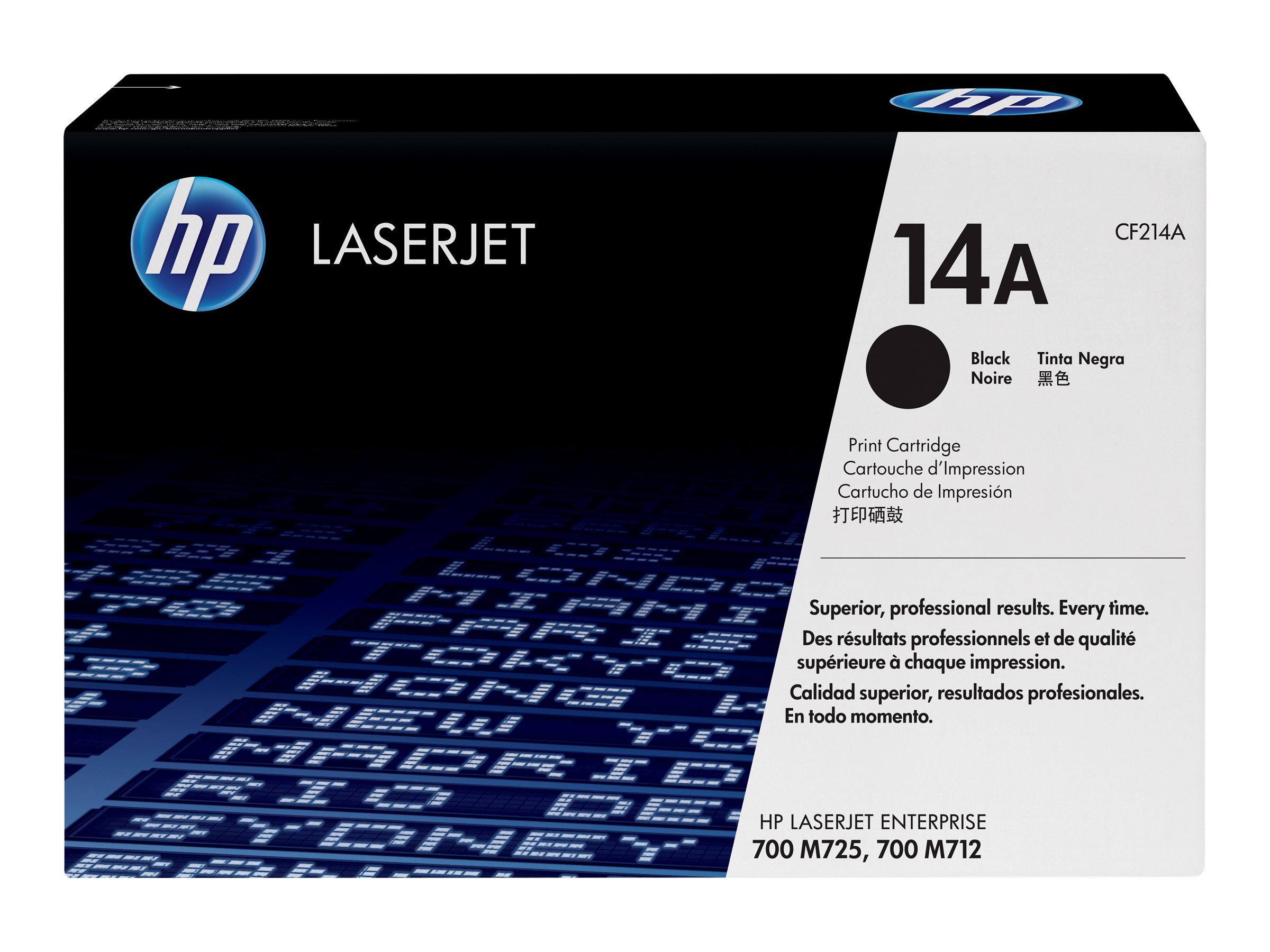 HP 14A LaserJet originaaltoonerikassett (CF214A), must