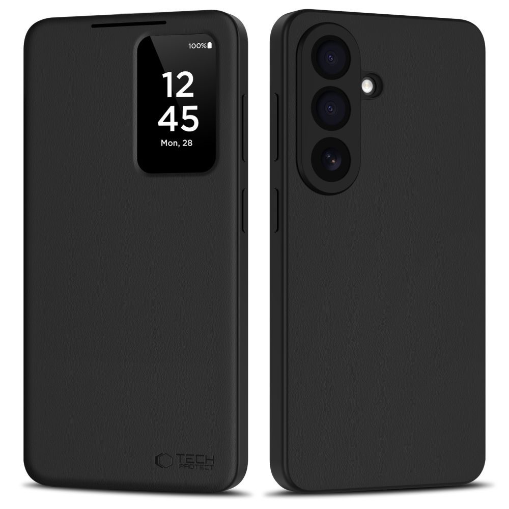 Tech-Protect Smart Wallet ümbris mudelile Samsung Galaxy A27 5G – mattmust