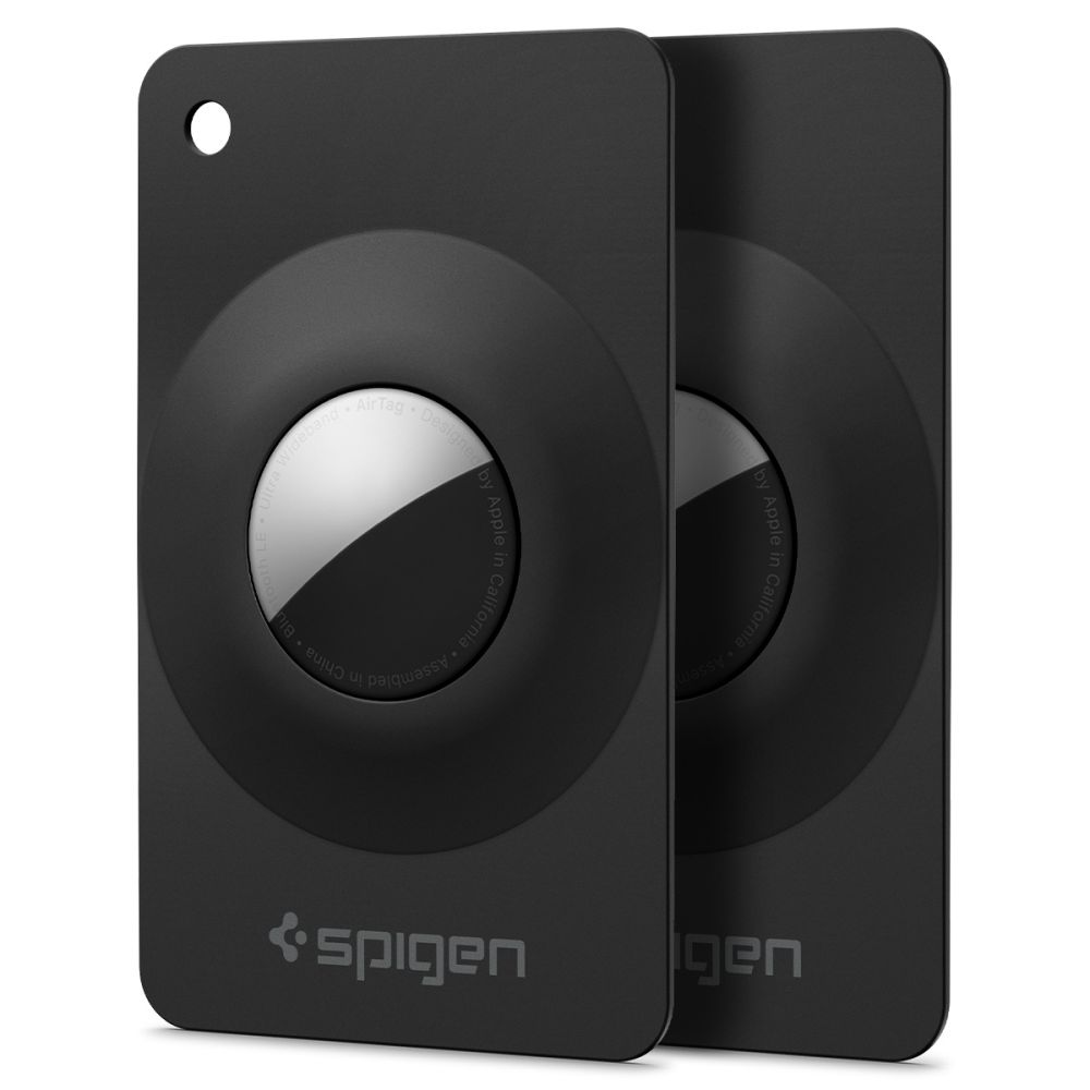 Чехлы Spigen AirFit 2 для Apple AirTag 1/2, 2 шт. — чёрные