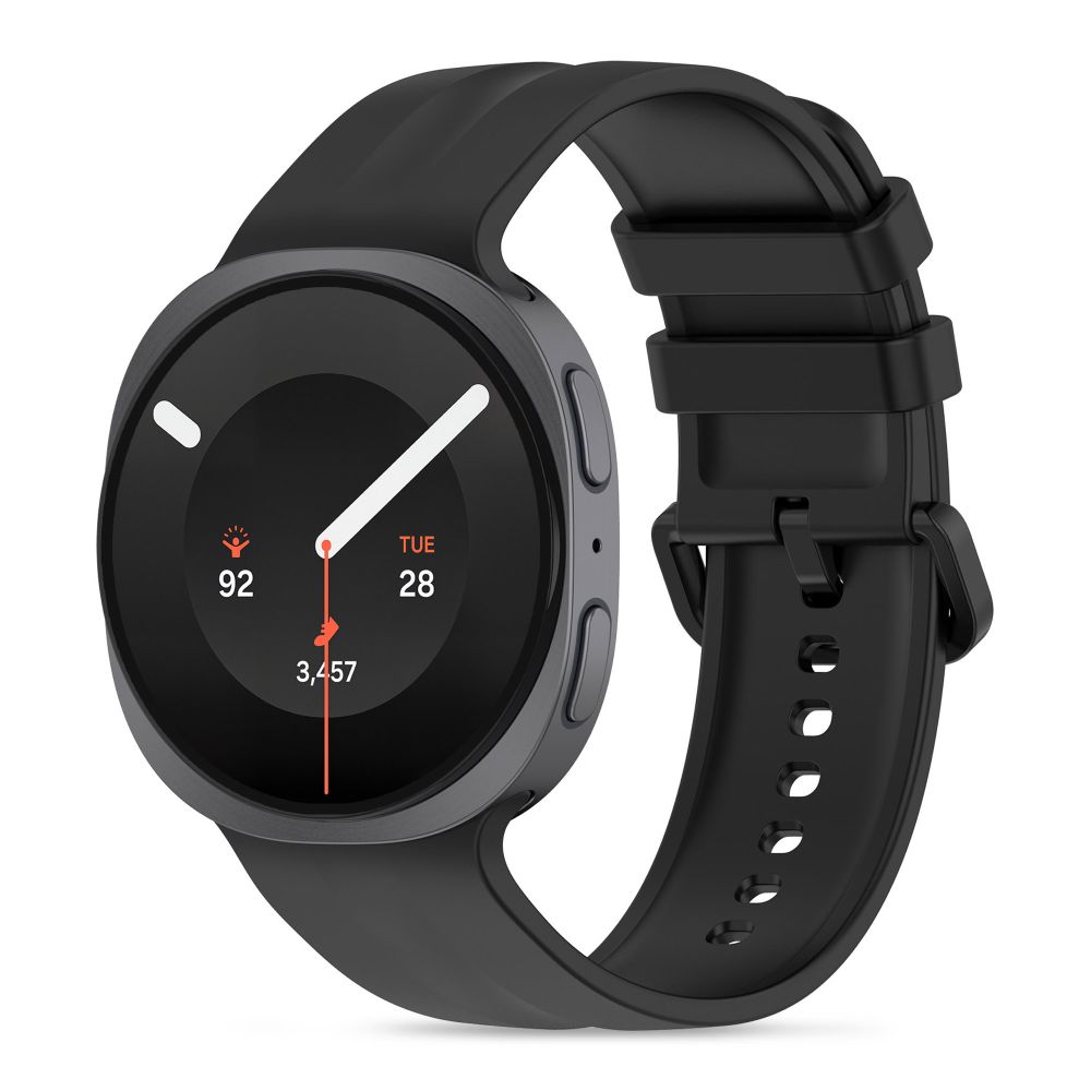 Tech-Protect Silicone Evo rihm mudelile Samsung Galaxy Watch 40/44/46 mm – must