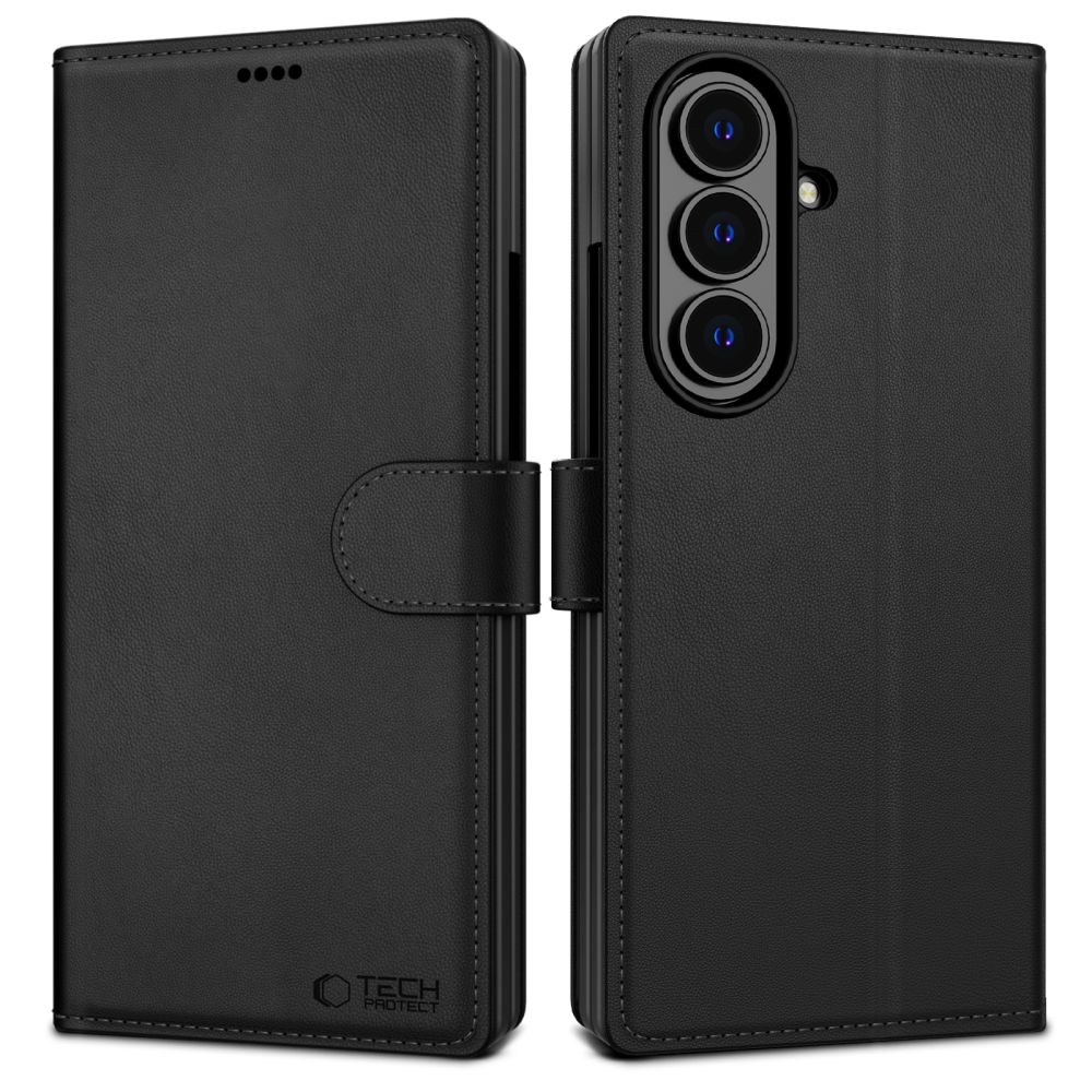 Tech-Protect Wallet ümbris mudelile Samsung Galaxy Z Fold 8 Ultra – must