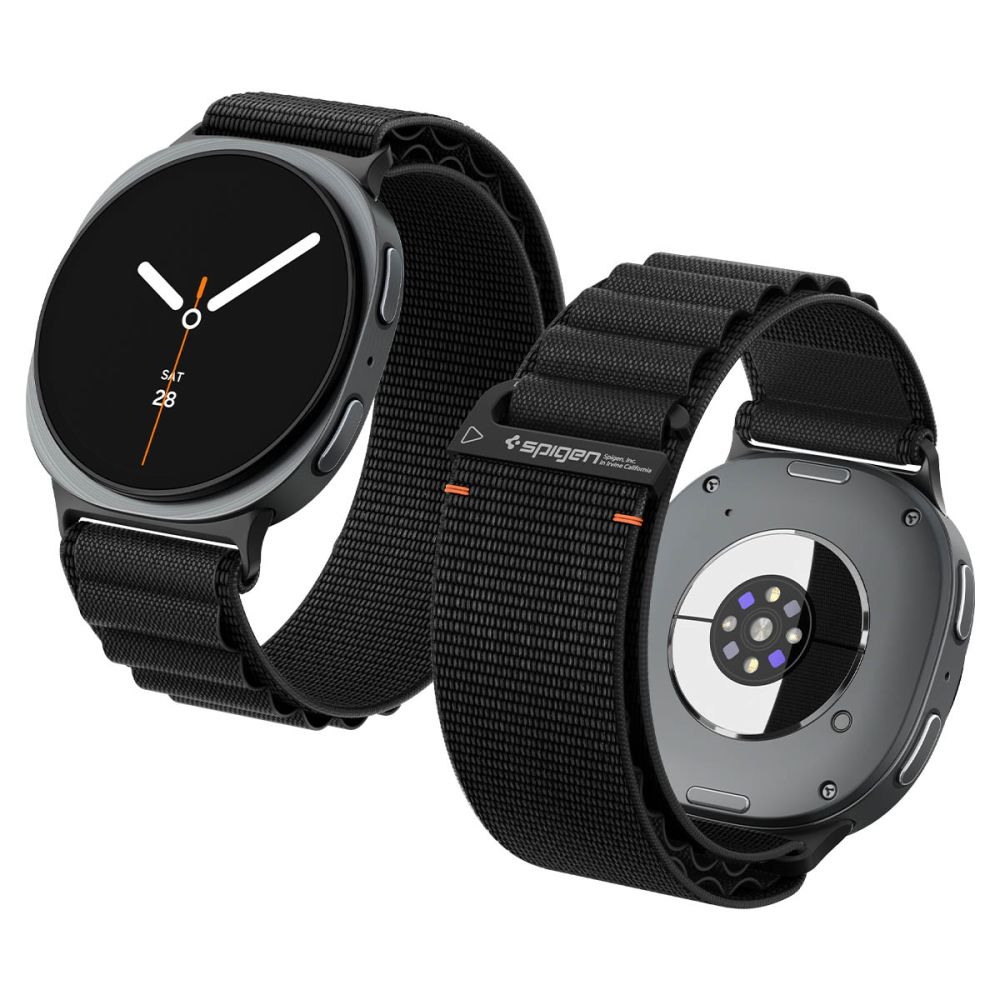 Spigen WBF1 rihm mudelile Samsung Galaxy Watch 40/44/46 mm – must