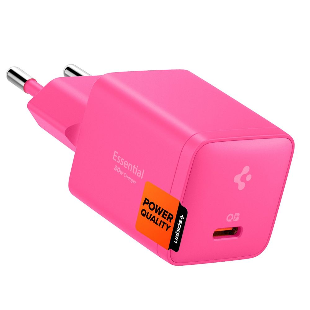 Spigen Essential EE301EU 1 pesaga 30 W seinatoiteadapter – roosa