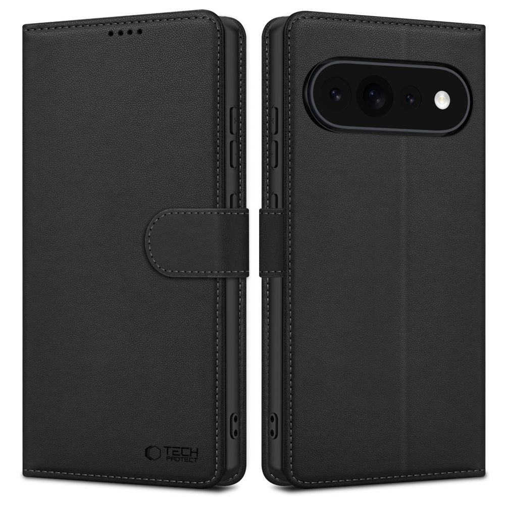 Tech-Protect Wallet ümbris mudelile Google Pixel 11 Pro XL – mattmust