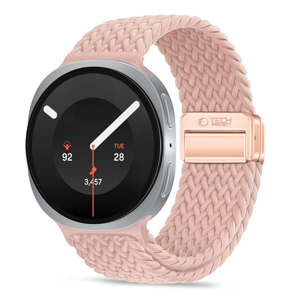 Tech-Protect NylonMag rihm mudelile Samsung Galaxy Watch 40/44/46 mm – roosa