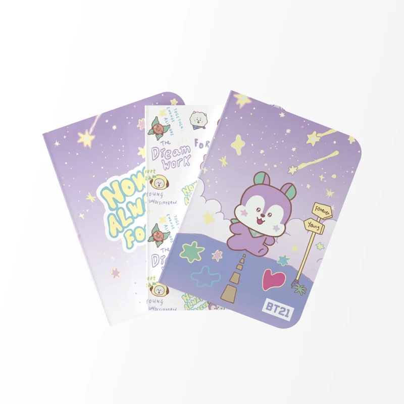 BT21 MANG A6 märkmike komplekt, 3 tk