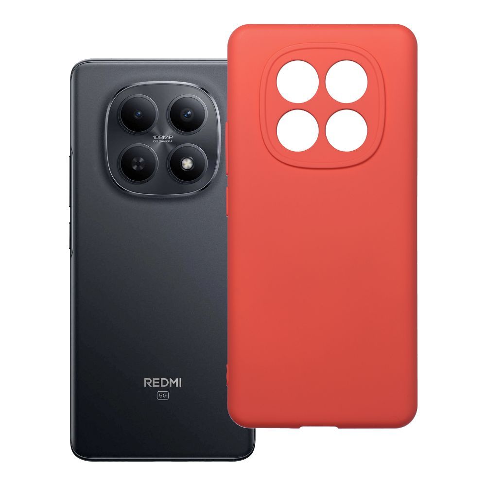 Silikoonümbris virsiku värv Xiaomi Redmi Note 15 4G jaoks