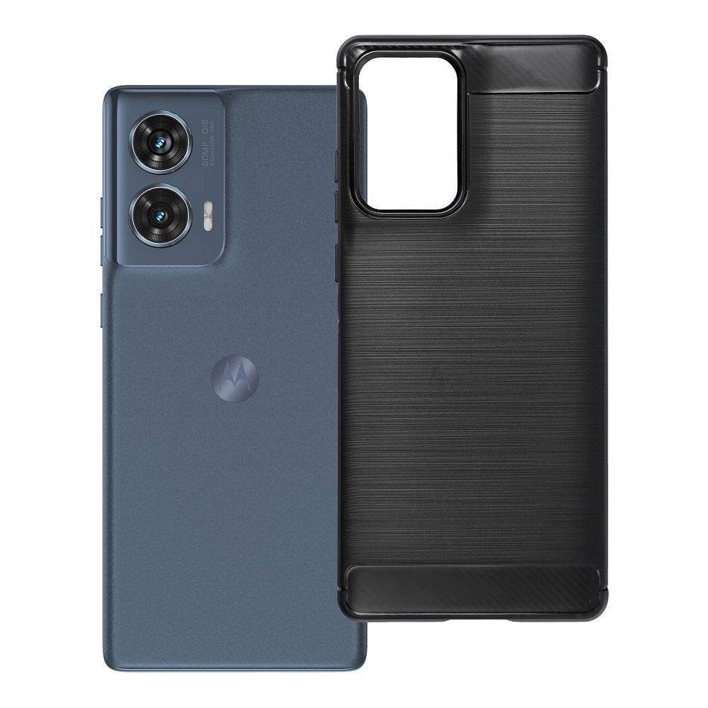 Carbon 2.0 ümbris mudelile Motorola Edge 50 Fusion – must