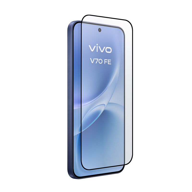 Защитное стекло Crong 3D Armour Glass Lite с клеевым слоем по всей поверхности для Vivo V70 FE 5G