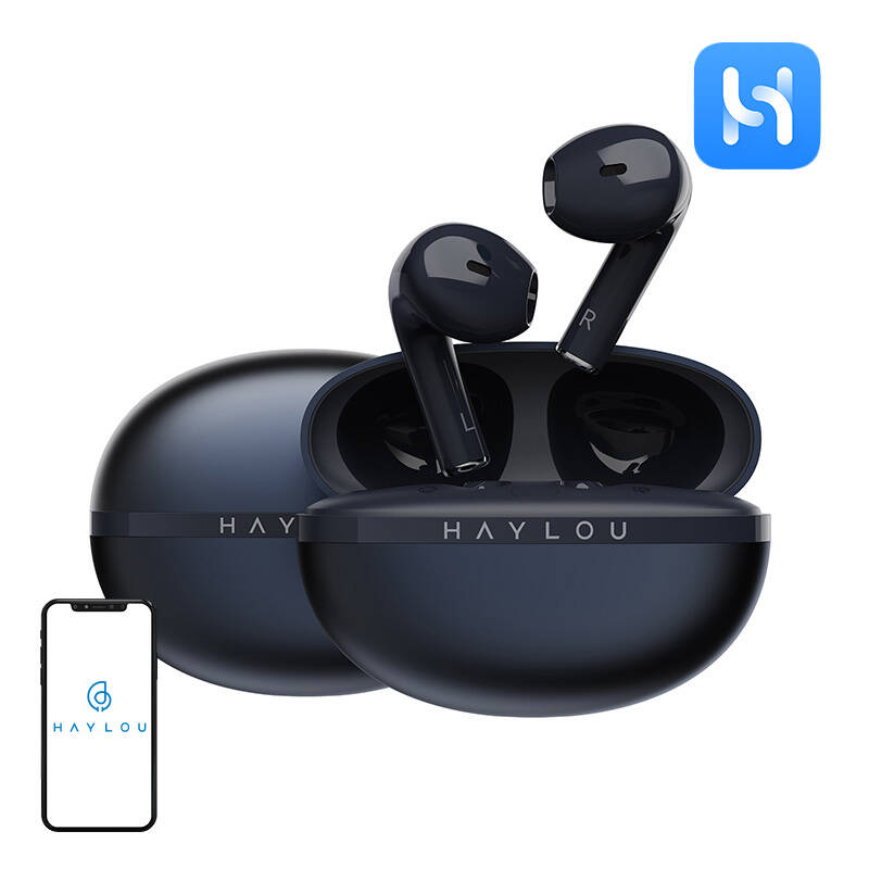Haylou X1 2023 ENC TWS juhtmevabad nööpkõrvaklapid, sinised
