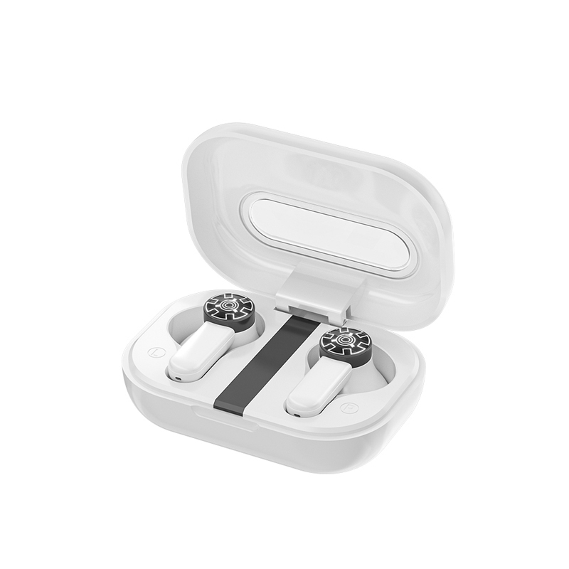 WEKOME VA06 Vanguard Series Bluetooth 5.2 TWS juhtmevabad kõrvaklapid laadimiskarbiga, valged