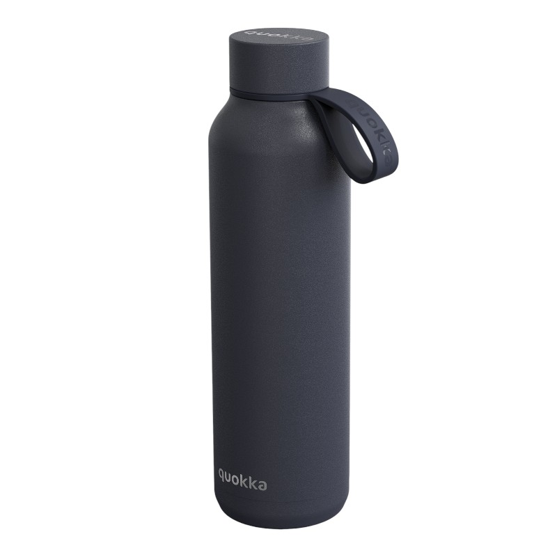 Quokka Solid With Strap roostevabast terasest rihmaga termopudel, 630 ml, Kiltkivihall