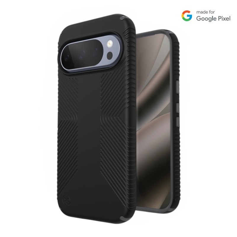 Speck Presidio2 Grip Magnet ümbris seadmele Google Pixel 10 / 10 Pro, Black / Slate Gray värvitoonis