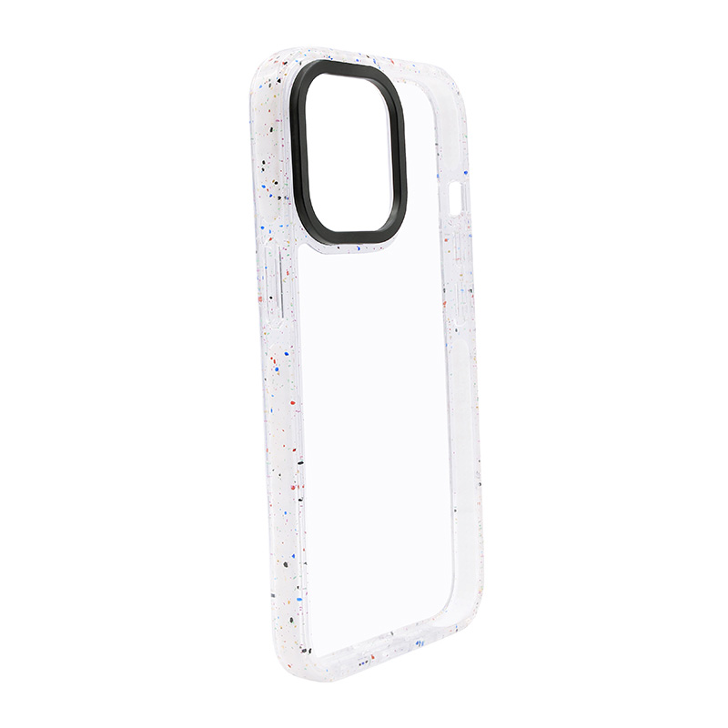 Puro RE-COVER IPC1467RECOVERWHI ümbris seadmele Apple iPhone 14 Plus, läbipaistev mitmevärviliste täppidega