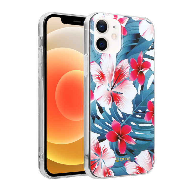 Crong Flower Pattern 03 ümbris seadmele iPhone 12 / iPhone 12 Pro