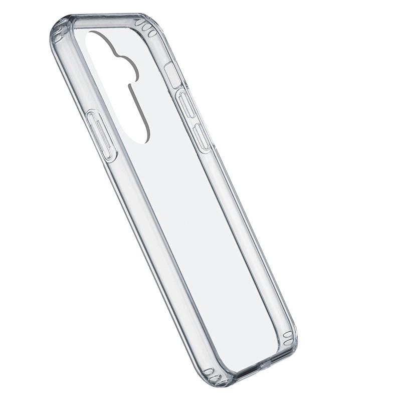 Cellularline Clear Strong ümbris seadmele Samsung Galaxy A54 5G, integreeritud antibakteriaalse koostisega, läbipaistev