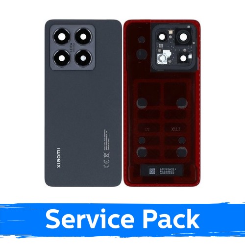 Back Cover Compatible With Xiaomi 14T / Titan Black / (Service Pack)