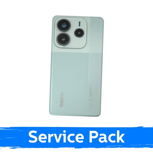 Back Cover Compatible With Xiaomi Redmi Note 14 5G / Coral Green / (Service Pack)