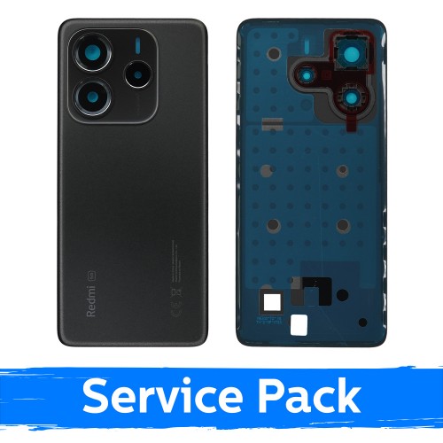 Back Cover Compatible With Xiaomi Redmi Note 14 5G / Midnight Black / (Service Pack)